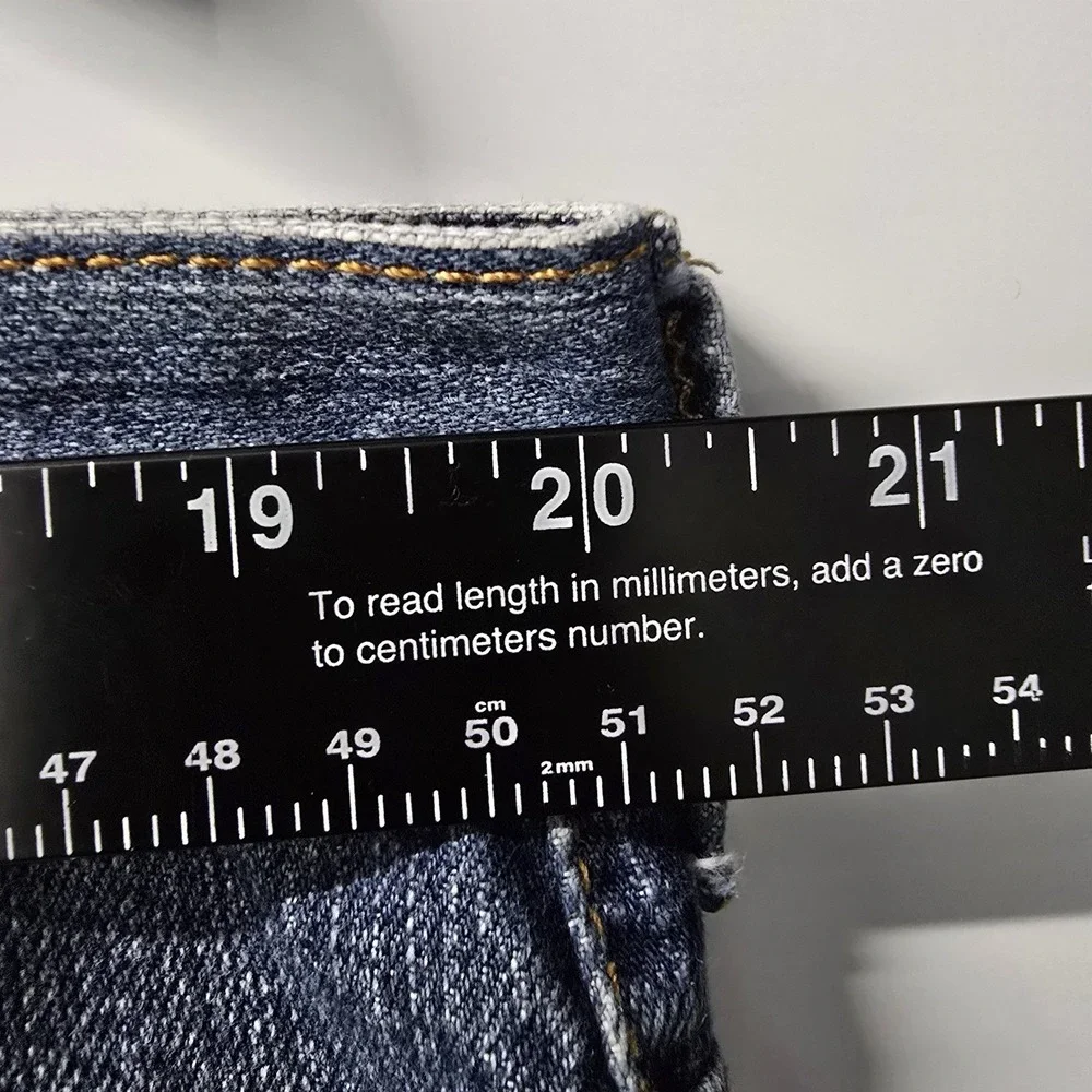 Calvin Klein Jeans Relaxed Straight Men's 40x30 Blue Denim Jeans Cotton